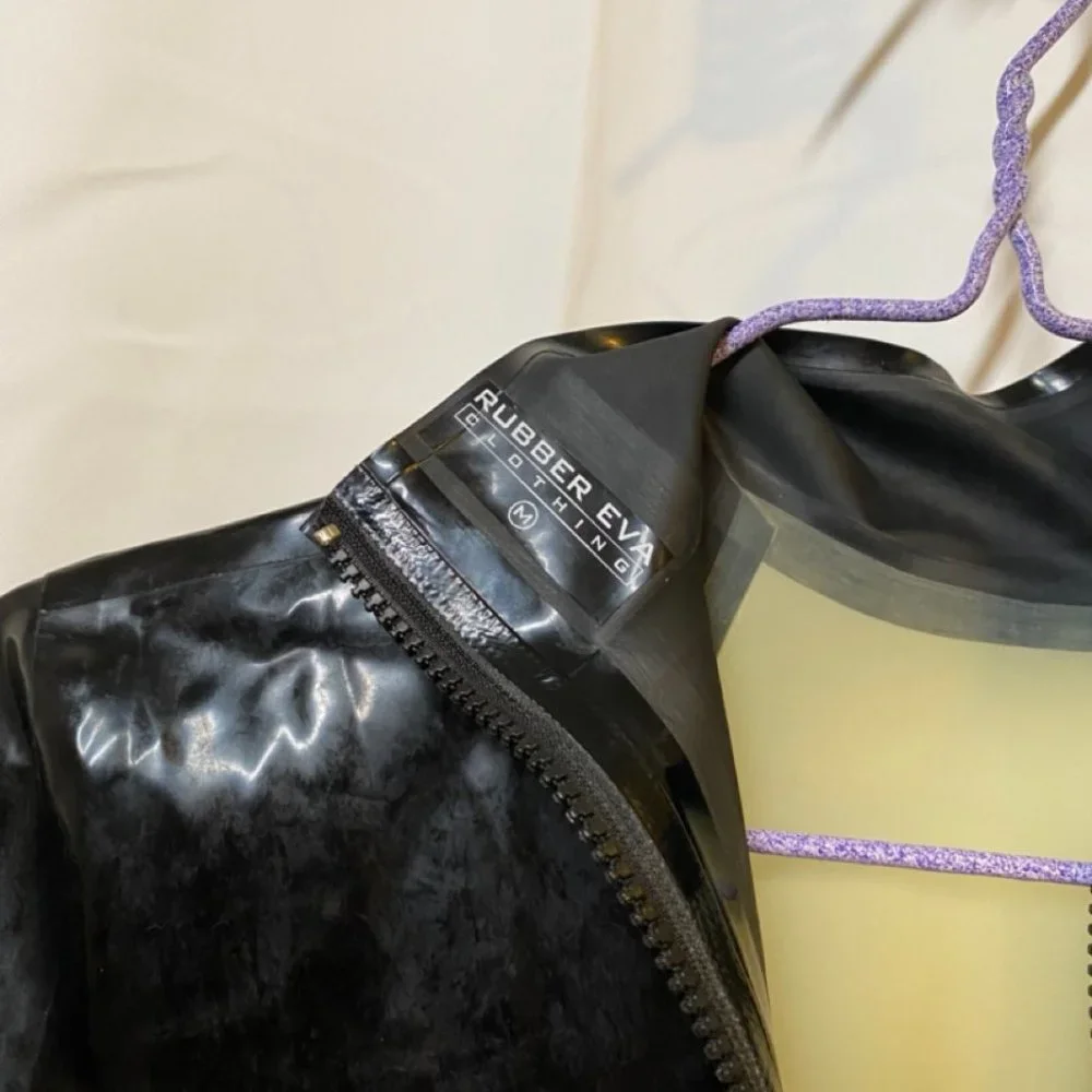 Latex Stripped Dress by Rubber Eva - Picture 7 of 15